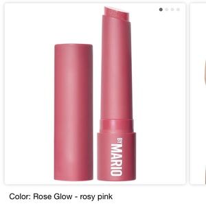 NIB MAKEUP BY MARIO MoistureGlow™ Plumping Lip Serum in Rose Glow